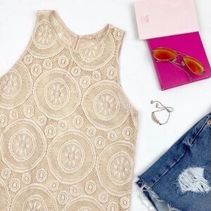 Elodie crochet bohemian festival top size M